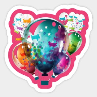 Balloons for the children Sticker